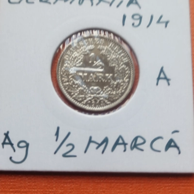 1/2 Mărcă 1914 A  Germania UNC