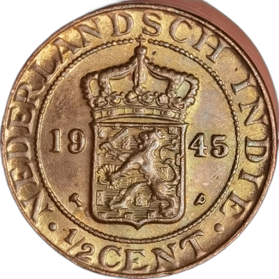 1/2 cent 1945