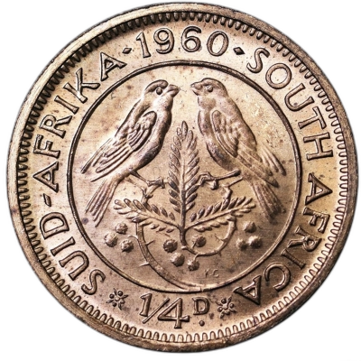1 4 Penny 1960 UNC pret