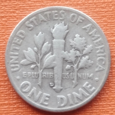 1 Dime 1953 D America  pret