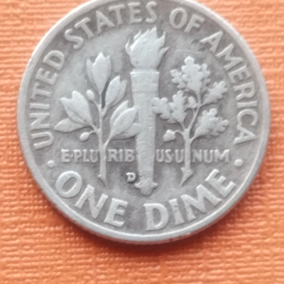 1 Dime 1954 D America  pret