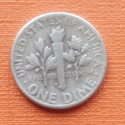 1 Dime 1957 D America  pret