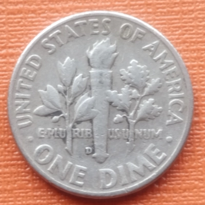 1 Dime 1957 D America  pret