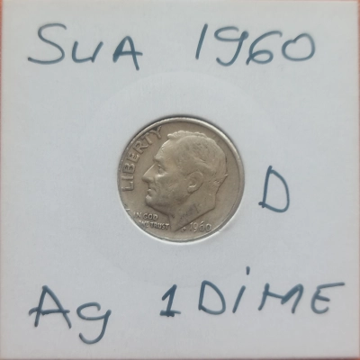 1 Dime 1960 D America 