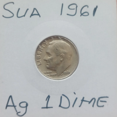 1 Dime 1961 America 