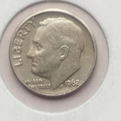 1 Dime 1962 D America 