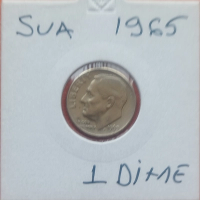 1 Dime 1965 America 