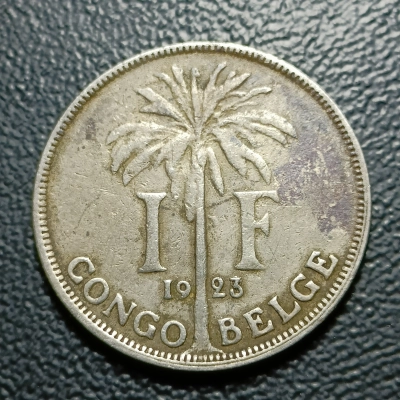 1 FRANC 1923 CONGO