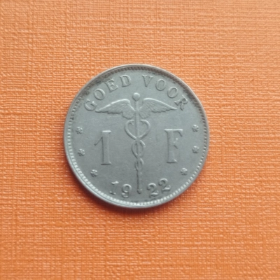 1 Franc 1922 Belgia 