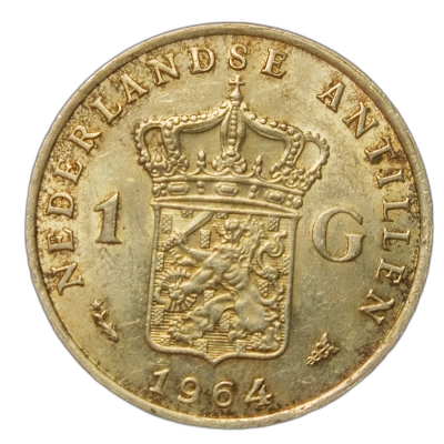 1 Gulden 1964 Argint pret