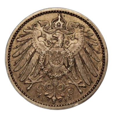 1 Mark 1907 J Germania pret