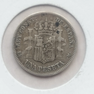 1 Pesetă 1891 Spania