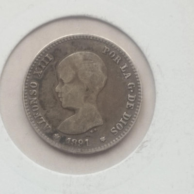 1 Pesetă 1891 Spania pret