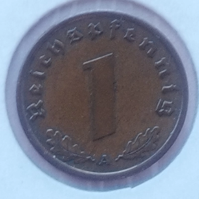 1 Pfennig 1938 A Germania Nazistă 