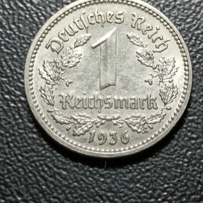1 REICHSMARK 1936 GERMANIA