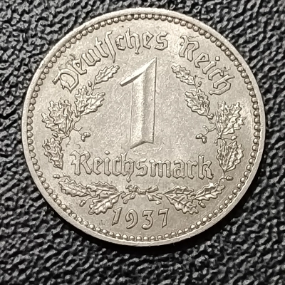 1 REICHSMARK 1937 GERMANIA