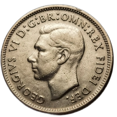 1 Shilling 1952 Argint Australia