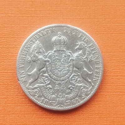 1 Vereinsthaler 1864 Regatul Hanovra