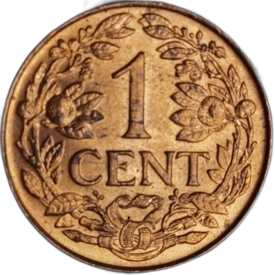 1 cent 1944 curacao pret