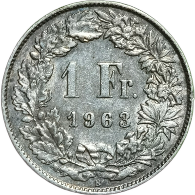 1 franc 1963 elvetia pret