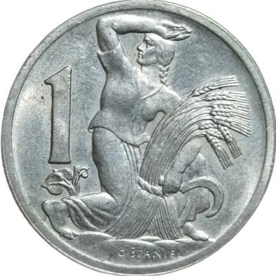 1 koruna 1937
