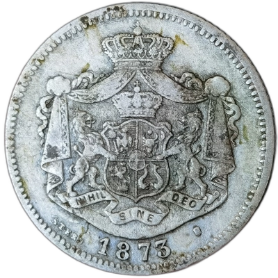 moneda 1 leu 1873