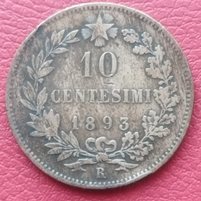 10 Centesimi 1893 Italia 