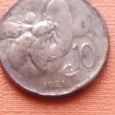 10 Centesimi 1921 Italia 