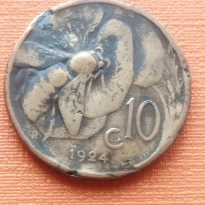 10 Centesimi 1924 Italia 