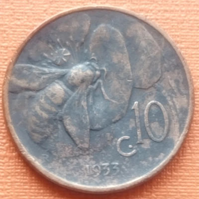 10 Centesimi 1933 Italia