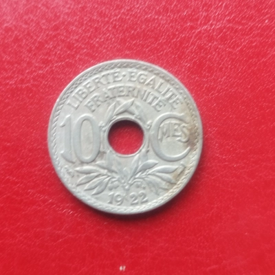 10 Centimes 1922 Franta