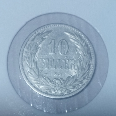 10 Filleri 1894 AUNC Ungaria 
