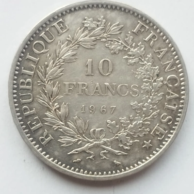 10 Franci UNC 1967 France 