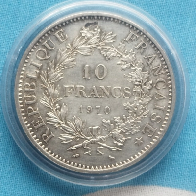 10 Franci UNC 1970 France