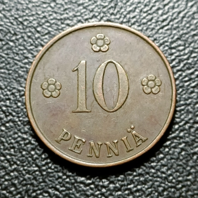10 PENNIA 1923 FINLANDA