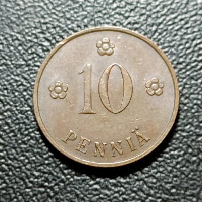 10 PENNIA 1938 FINLANDA