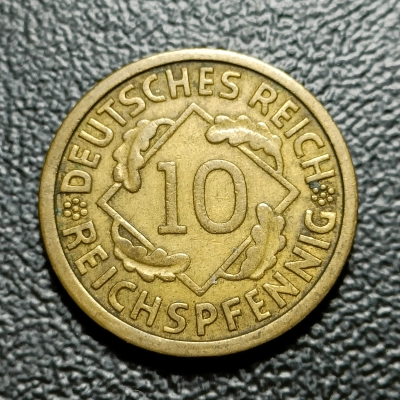 10 REICHSPFENIGI 1924 GERMANIA pret