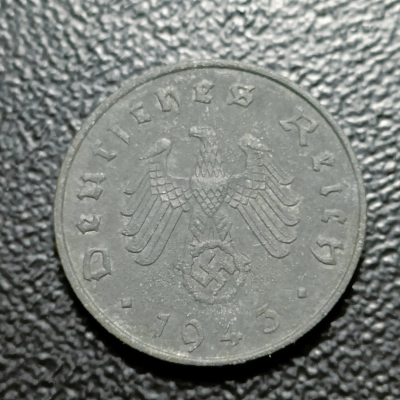 10 REICHSPFENIGI 1943 GERMANIA