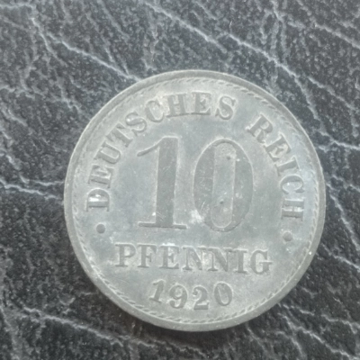 10 Reichspfenning 1920 Germania 