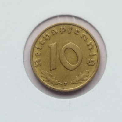 10 Reichspfenning 1937  F Germania 