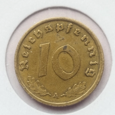 10 Reichspfenning 1939 A Germania 