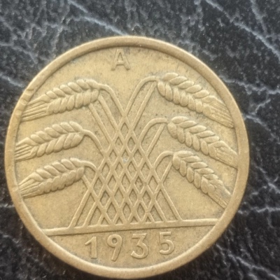 10 Reichspfenning A 1935 Germania  pret