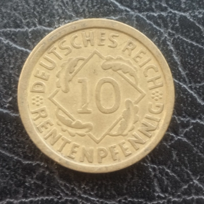 10 Reichspfenning J 1924 Germania 