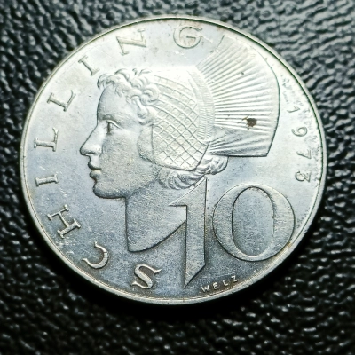 10 SILINGI 1973 AUSTRIA