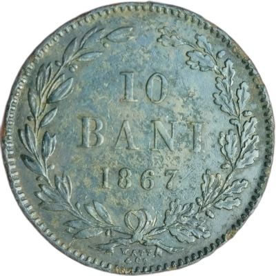 10 bani 1867 watt pret