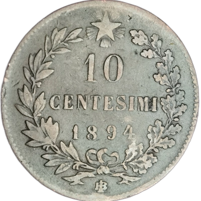 10 centisimi 1894 pret