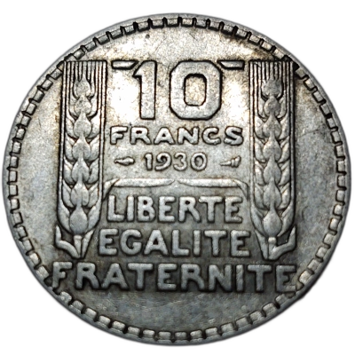 10 francs 1930 pret