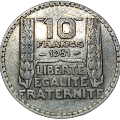 10 francs 1931 pret