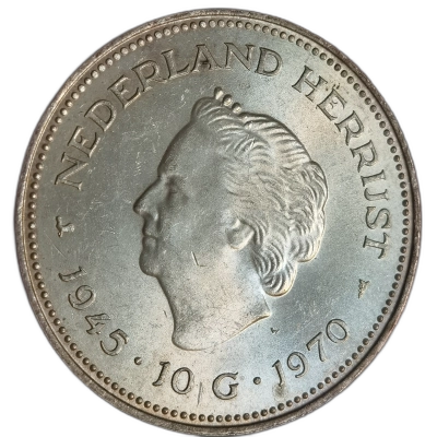moneda 10 gulden 1970