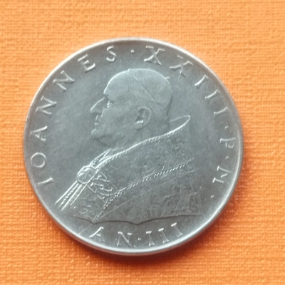 100 Lire UNC Vatican 1961 pret